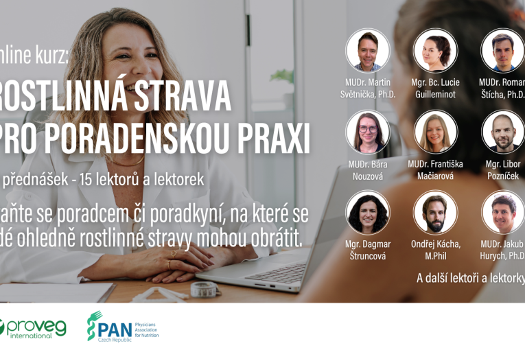 Online kurz: ROSTLINNÁ STRAVA PRO PORADENSKOU PRAXI